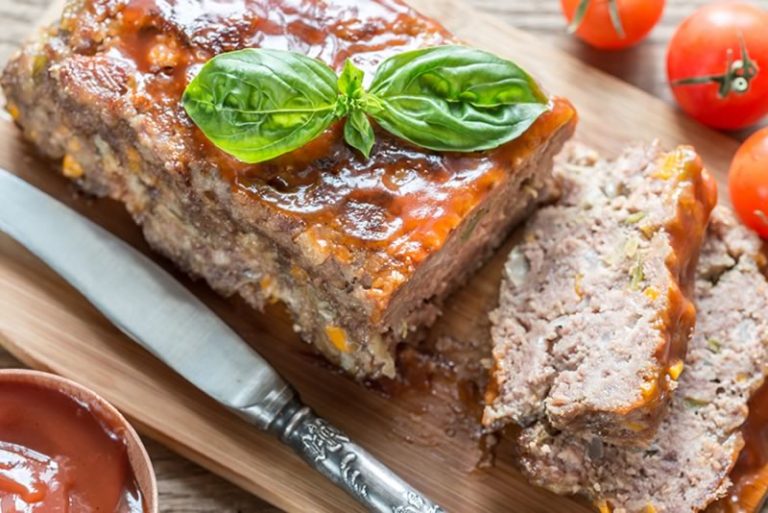 Meat Loaf with Onion Sauce