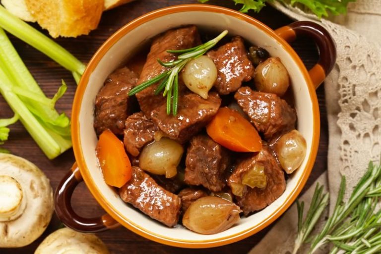 Pot-roasted Brisket in Beer With Parsnips & Mushrooms